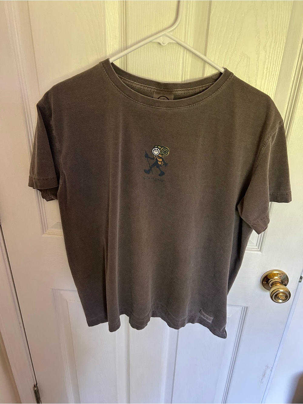 Life Is Good Women's Gray Crewneck T-Shirt